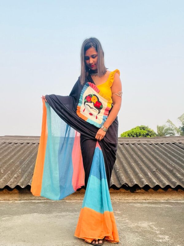 Frida Kahlo Saree - Image 2