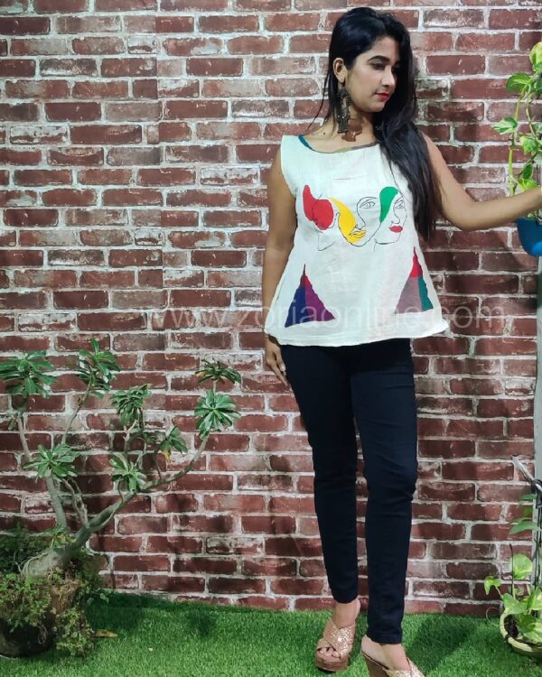 Top Handprinted