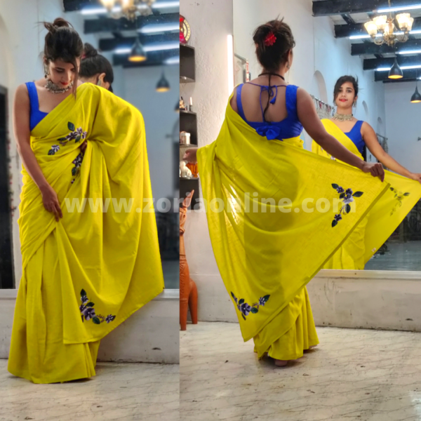 Hand Embroidery Saree 2