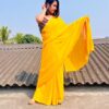 Varieties Silk Saree Yellow