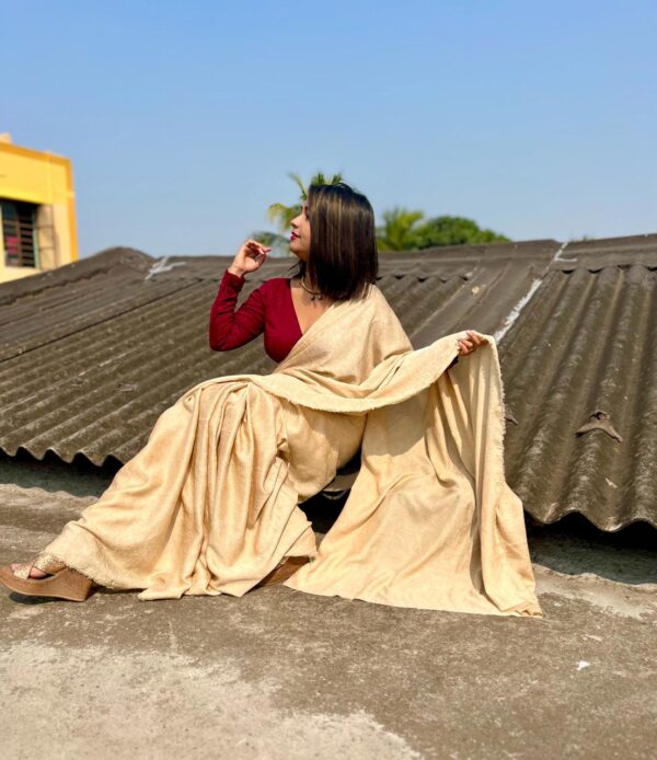 Varieties Silk Saree Cream
