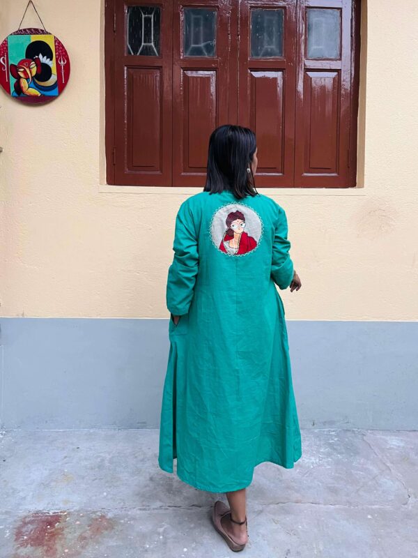 Hand Painted Nobo Bodhu Jacket Dress - Image 2