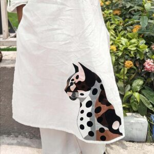 Hand painted cheetah co ord set