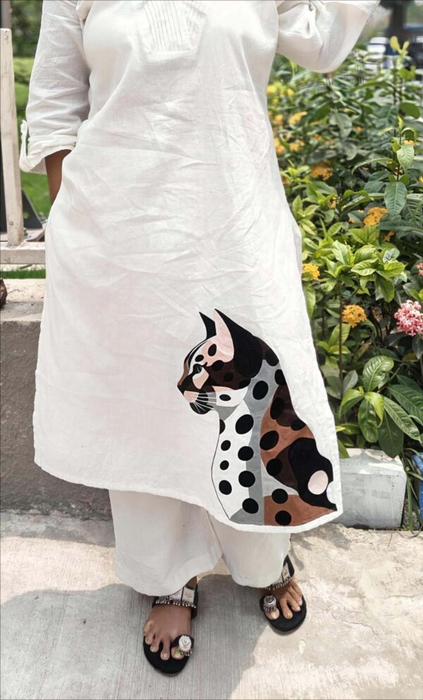 Hand painted cheetah co ord set