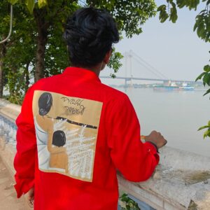 HAND-PAINTED APU DURGA PATCH KURTA