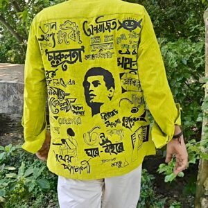 HAND-PAINTED SATYAJIT ROY SHIRT (BAMBOO COTTON)