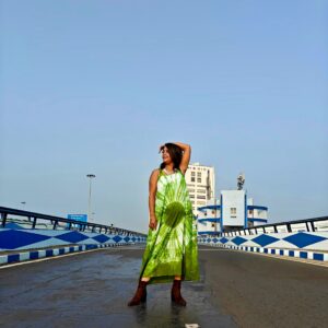 ORGANIC COTTON TIE AND DYE DRESS