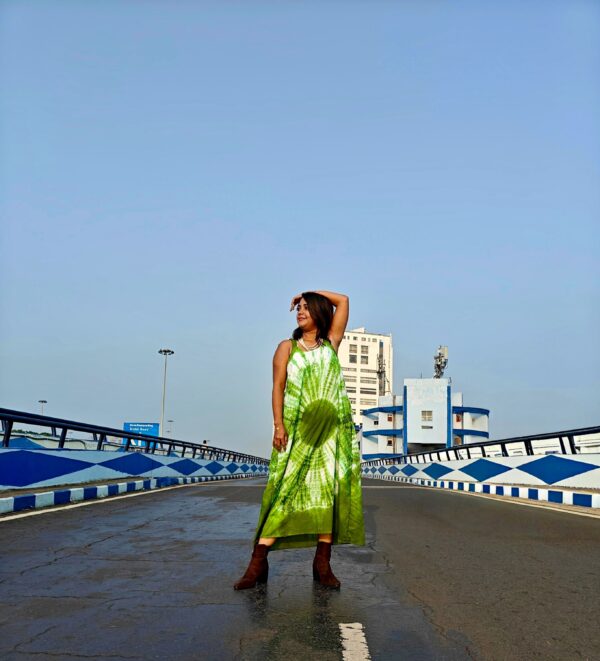 ORGANIC COTTON TIE AND DYE DRESS