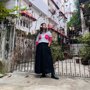 FLOWRAL LOOSE FIT SHIRT