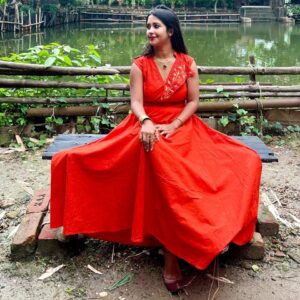 EMBROIDERY BAMBOO COTTON DRESS