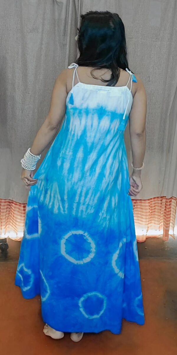 TIE AND DYE DRESS (ORGANIC COLOUR) - Image 3