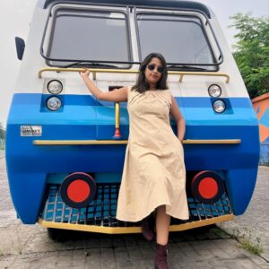 STAR COLLAR BAMBOO COTTON DRESS