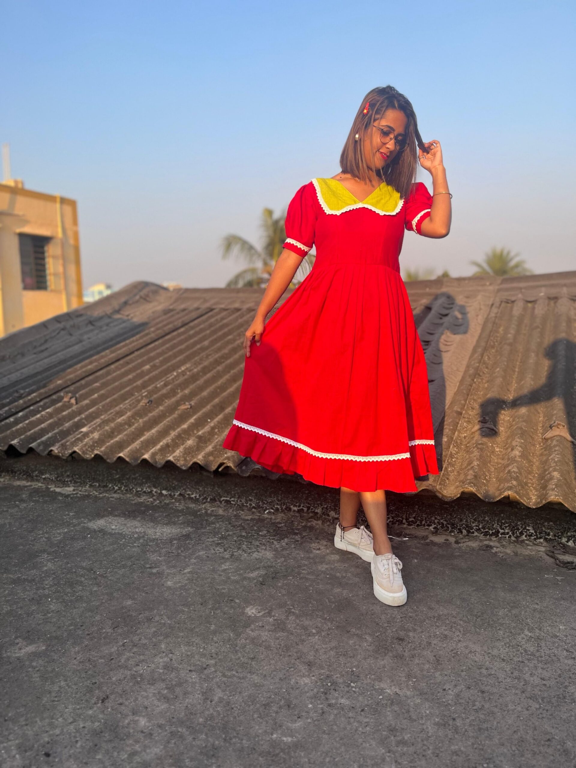 WATERMELON HAND-EMBRODARY DRESS - Image 6